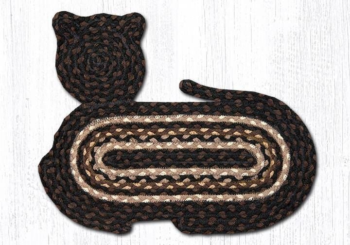 CT-313 Mocha Frappuccino Cat Rug - Ozark Cabin Décor, LLC