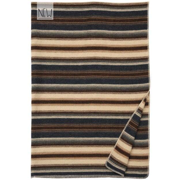WD30190 60" x 72" Wooded River Soft, Warm, Italian Wool Blend Cadillac Ranch Reversible Throw