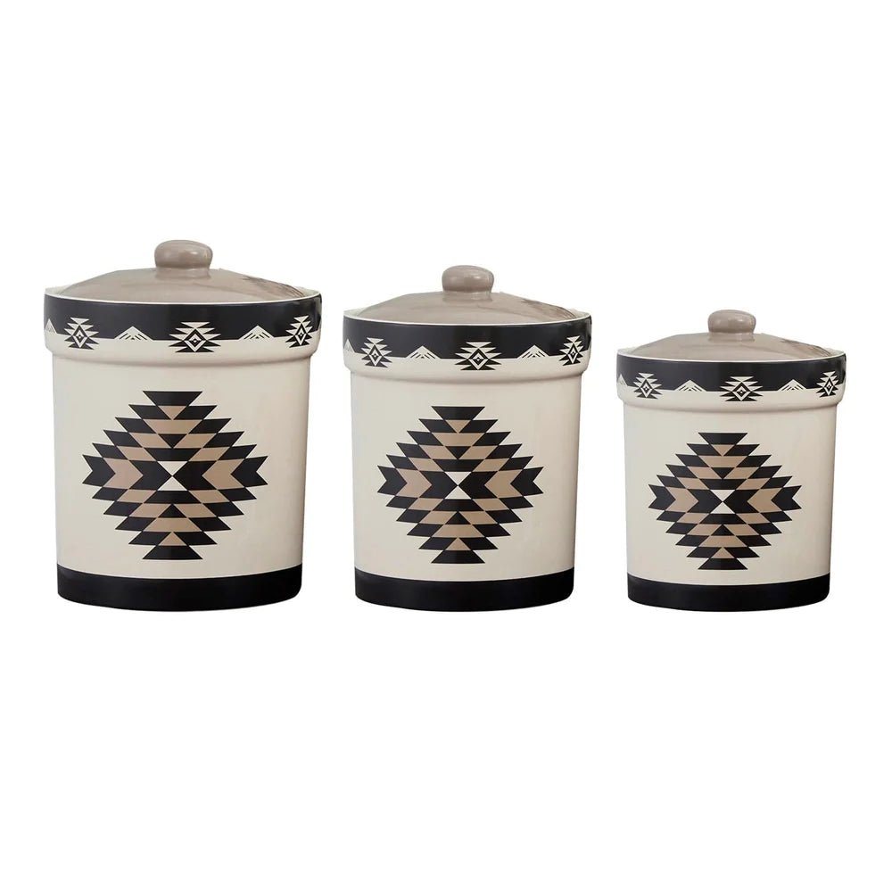 Chalet Aztec 19-Pc Ceramic Dinnerware Set - Ozark Cabin Décor, LLC