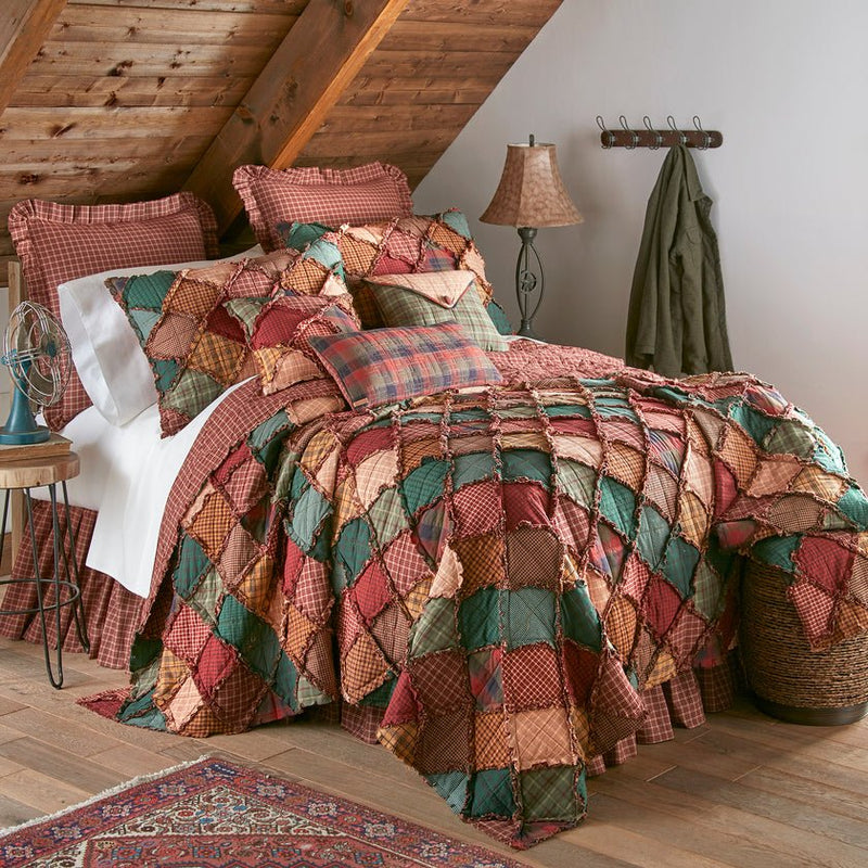 Campfire Cotton Quilted Bedding Collection - Twin - Ozark Cabin Décor, LLC