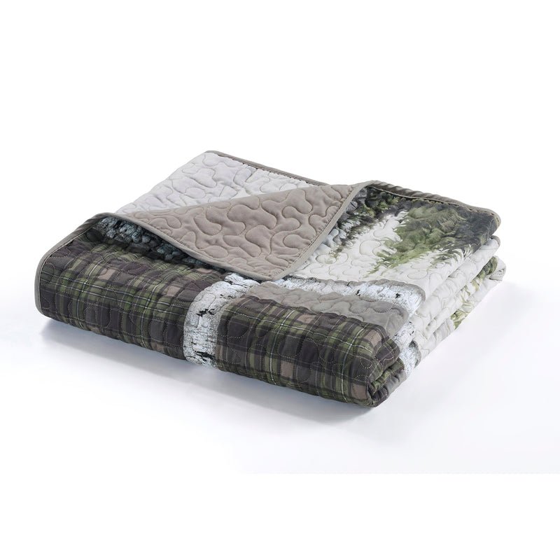 DS-33458 Bear Panels Throw - Ozark Cabin Décor, LLC