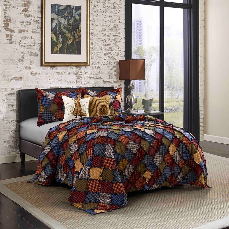Blue Ridge 3-Piece Quilted Bedding Collection - King - Ozark Cabin Décor, LLC