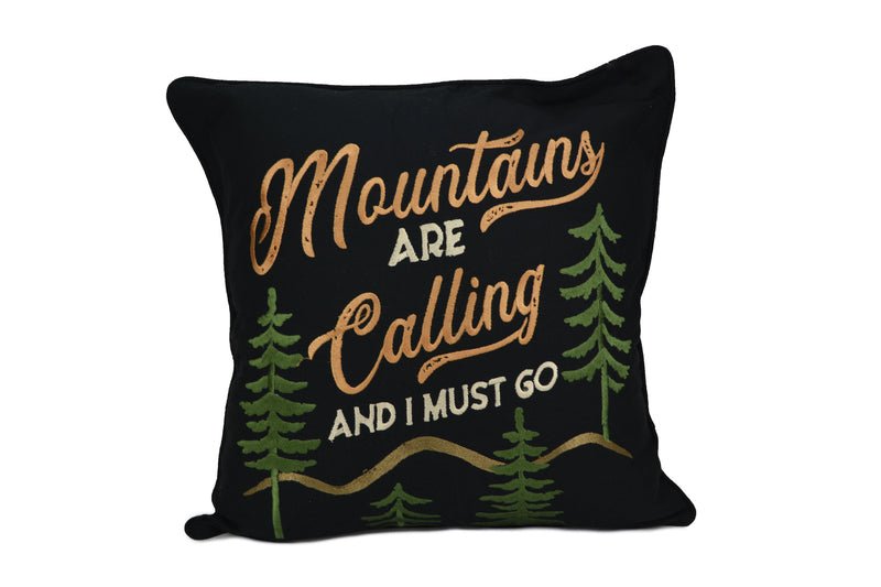 Mountains Are Calling Decorative Pillow - Ozark Cabin Décor, LLC