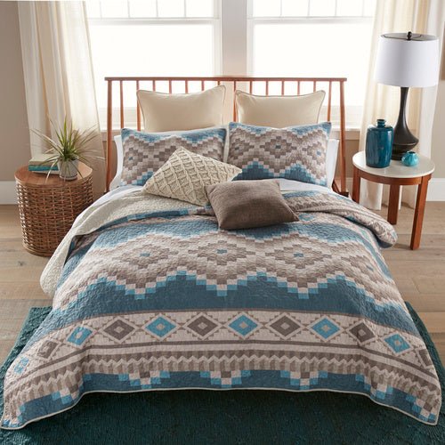 Desert Point Quilted Bedding Set - Queen - Ozark Cabin Décor, LLC