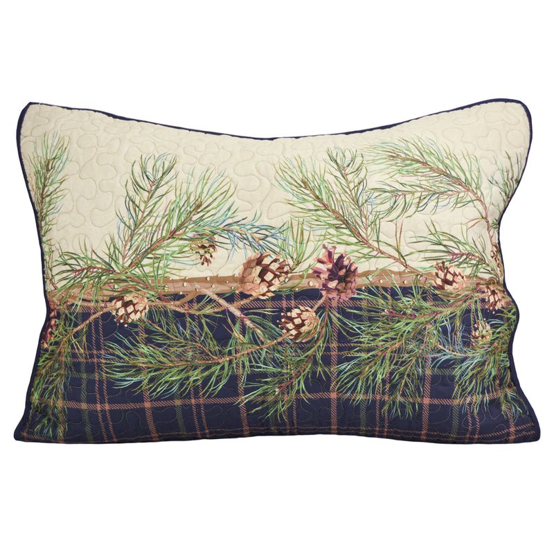 Pine Boughs 3-Piece Comforter Cabin Bedding Set - King - Ozark Cabin Décor, LLC