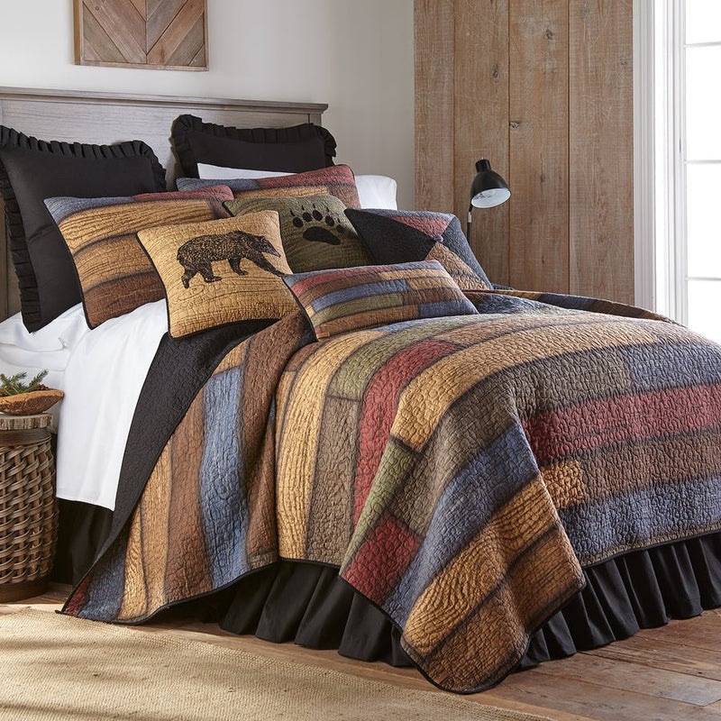 Oakland Reversible Quilted Bedding Collection - Twin - Ozark Cabin Décor, LLC