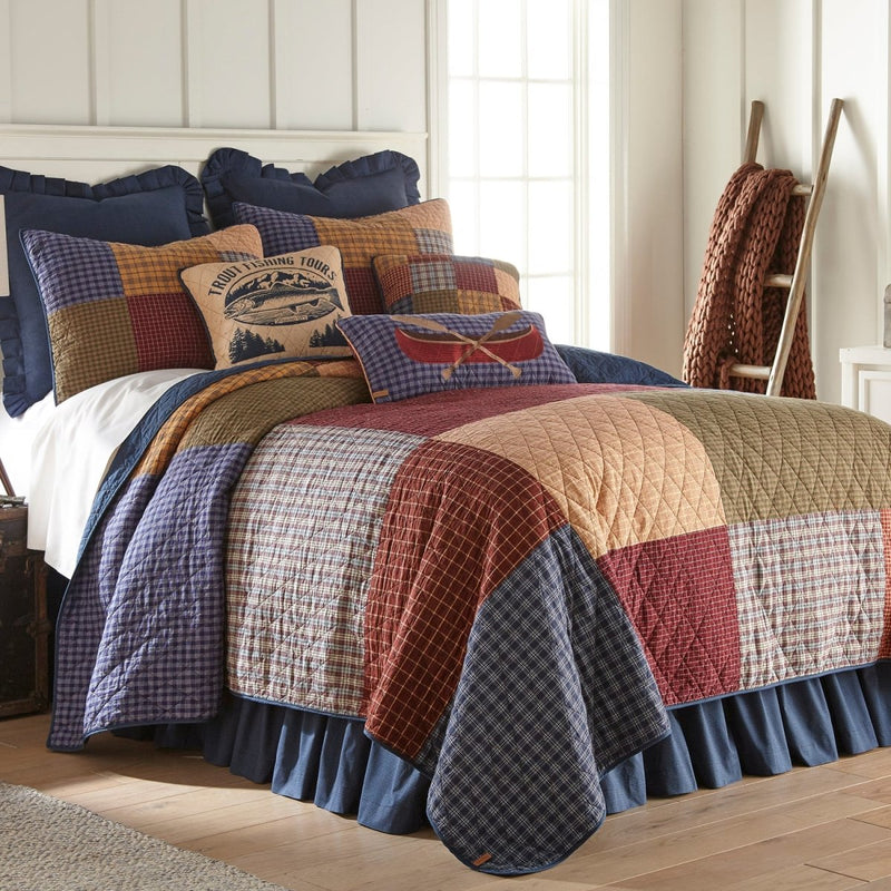 Lakehouse Quilted Bedding Collection - 3 Sizes - Ozark Cabin Décor, LLC