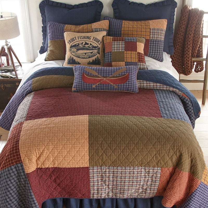Lakehouse Quilted Bedding Collection - 3 Sizes - Ozark Cabin Décor, LLC
