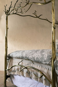 Forest Canopy Hand-Forged Iron Bed - California King - Ozark Cabin Décor, LLC