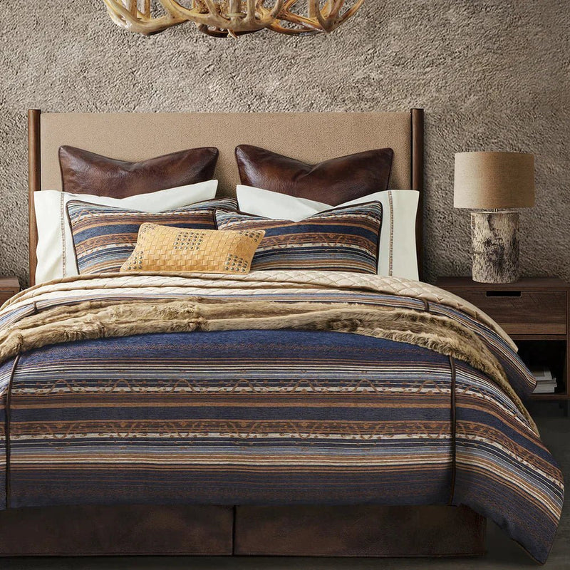 Estes Chenille 3-Pc Bedding Set - Super King - Ozark Cabin Décor, LLC