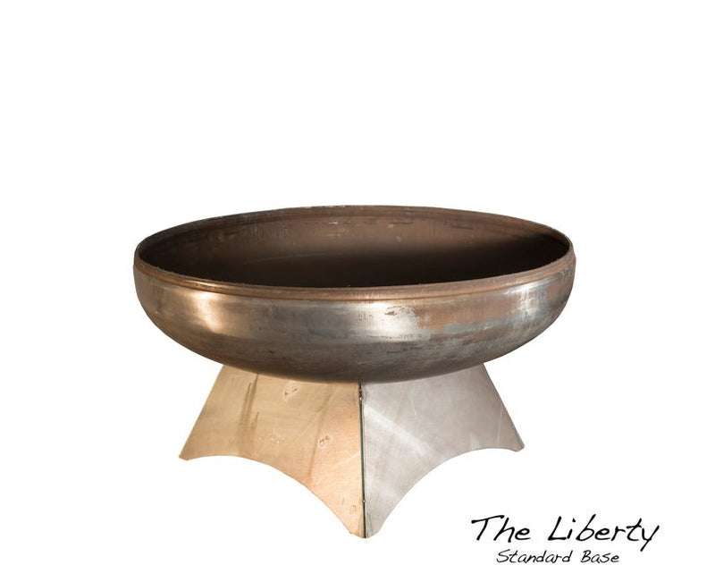 OF30LTY_SB Ohio Flame Wood Burning Liberty Fire Pit With Standard Base - Ozark Cabin Décor, LLC