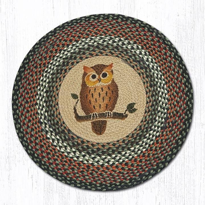 Owl Round Rug - Ozark Cabin Décor, LLC