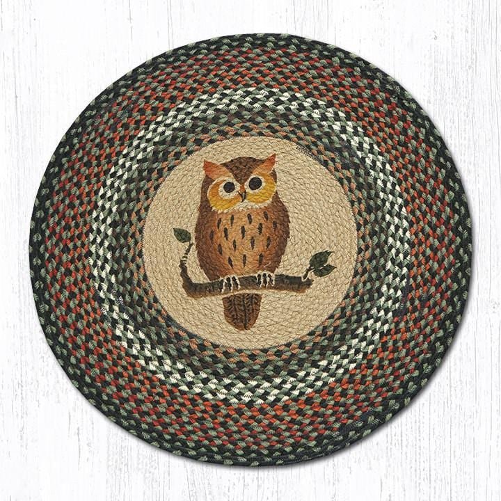 Owl Round Rug - Ozark Cabin Décor, LLC
