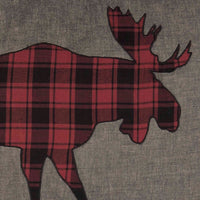 Cumberland Moose Applique Pillow - Ozark Cabin Décor, LLC