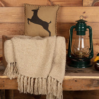 Dawson Star Deer Pillow - Ozark Cabin Décor, LLC