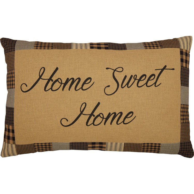 Farmhouse Star Home Sweet Home Pillow - Ozark Cabin Décor, LLC