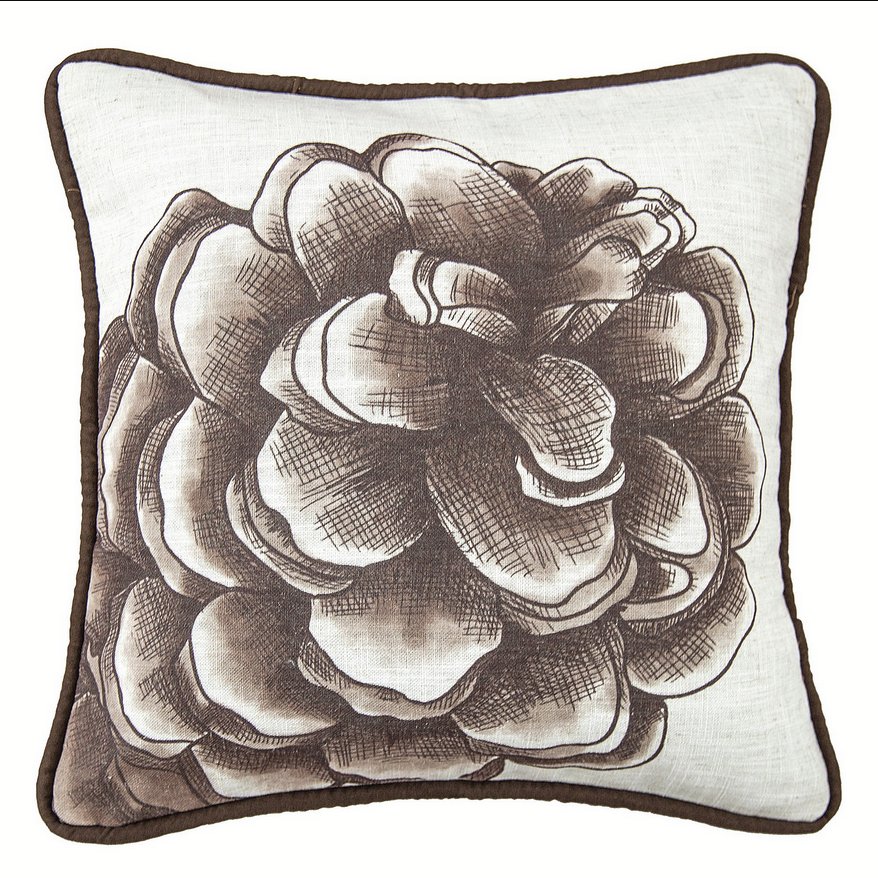 Pinecone Throw Pillow - Ozark Cabin Décor, LLC