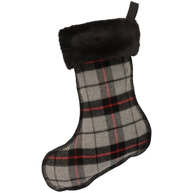 S-73 Wooded River Ponderosa Plaid Christmas Stocking - Ozark Cabin Décor, LLC