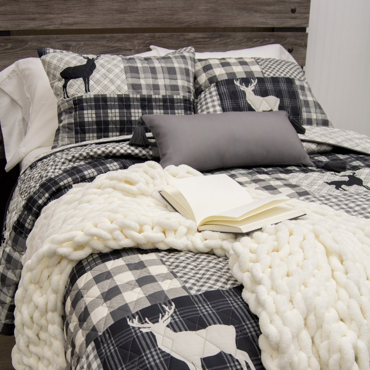 Ridge Point Quilted Bedding Set - Queen - Ozark Cabin Décor, LLC