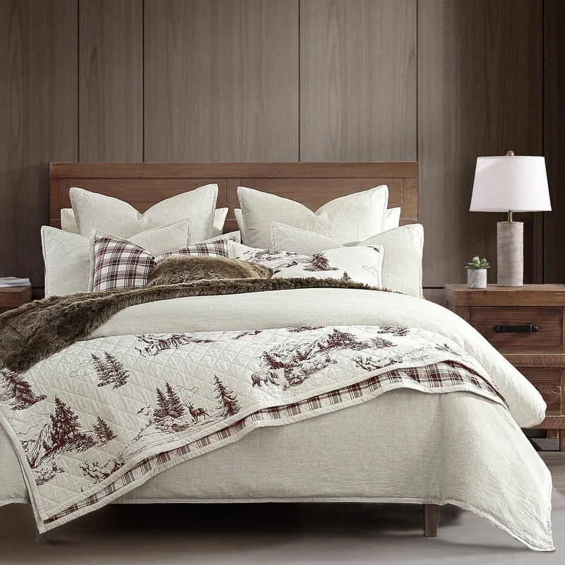 White Pine Reversible King Quilt Set - Ozark Cabin Décor, LLC