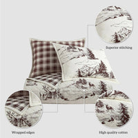 White Pine Reversible Full/Queen Quilt Set - Ozark Cabin Décor, LLC