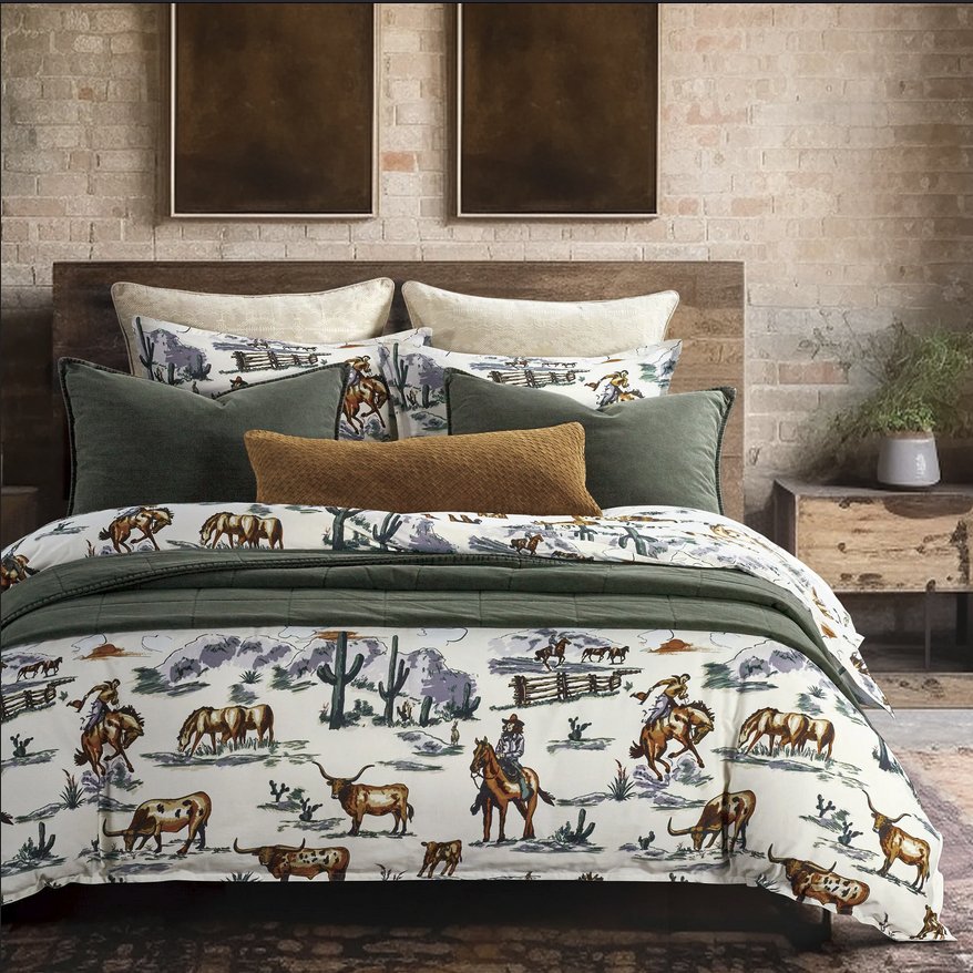 Ranch Life Reversible 3-Pc Comforter Set