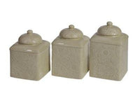 Savannah Canister Set - 4 Colors - Ozark Cabin Décor, LLC