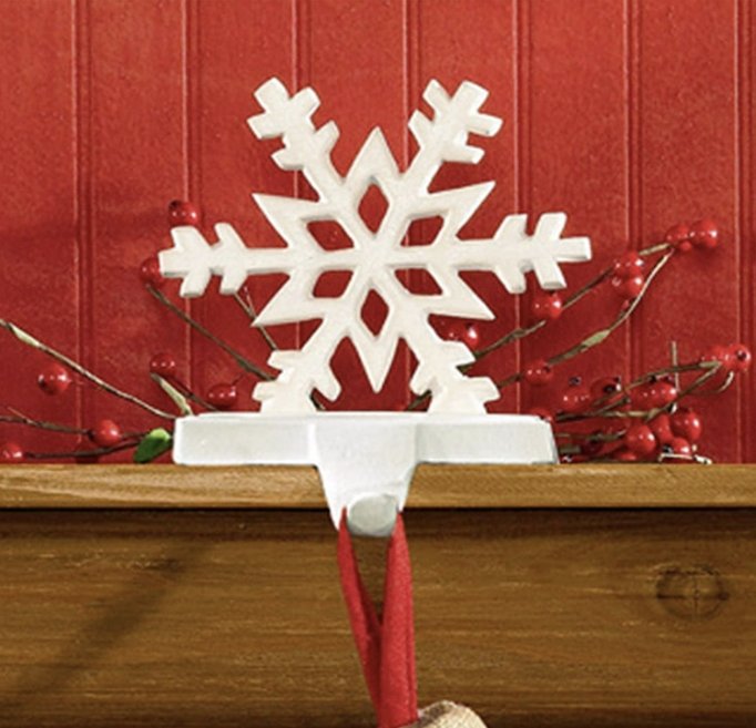 Snowflake Christmas Stocking Hanger - Thumbnail 3