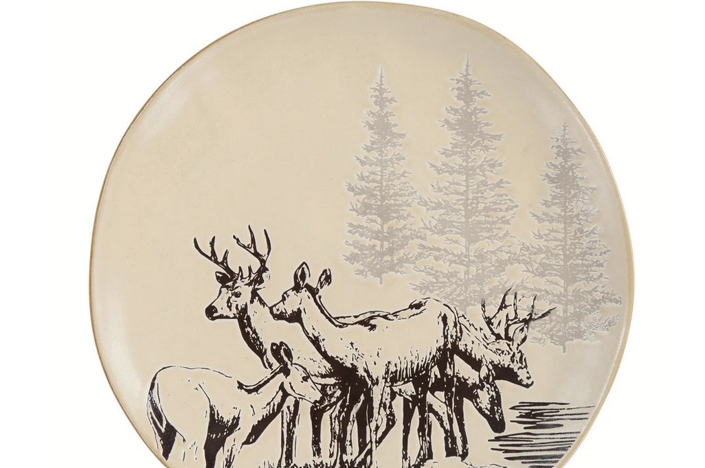 White Pine Mountain 16-Pc Dinnerware Set - Ozark Cabin Décor, LLC