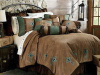 Las Cruces II Western 5-Pc Comforter Set - King - Ozark Cabin Décor, LLC