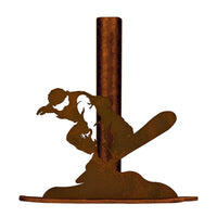 IW-PT-9166 Snowboarder Paper Towel Holder - Ozark Cabin Décor, LLC