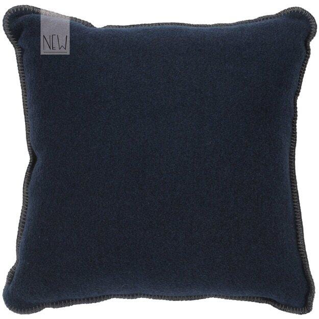 20" x 20" Wooded River Soft, Warm, Italian Wool Blends Solid Midnight Reversible Pillow