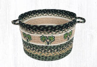 Shamrock Braided Jute Utility Baskets - Ozark Cabin Décor, LLC