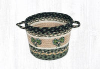 Shamrock Braided Jute Utility Baskets - Ozark Cabin Décor, LLC