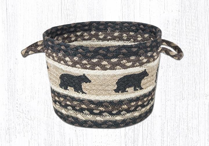 Cabin Bear Braided Jute Utility Baskets - Ozark Cabin Décor, LLC
