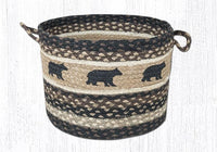 Cabin Bear Braided Jute Utility Baskets - Ozark Cabin Décor, LLC