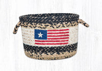 Original Flag Braided Jute Utility Baskets - Ozark Cabin Décor, LLC