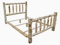 Voyageur King Traditional Bed-Complete-UNFINISHED/UNASSEMBLED - Ozark Cabin Décor, LLC