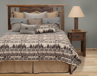 Wooded River Blue Stone Value Bedding Set - 5 Sizes - Ozark Cabin Décor, LLC