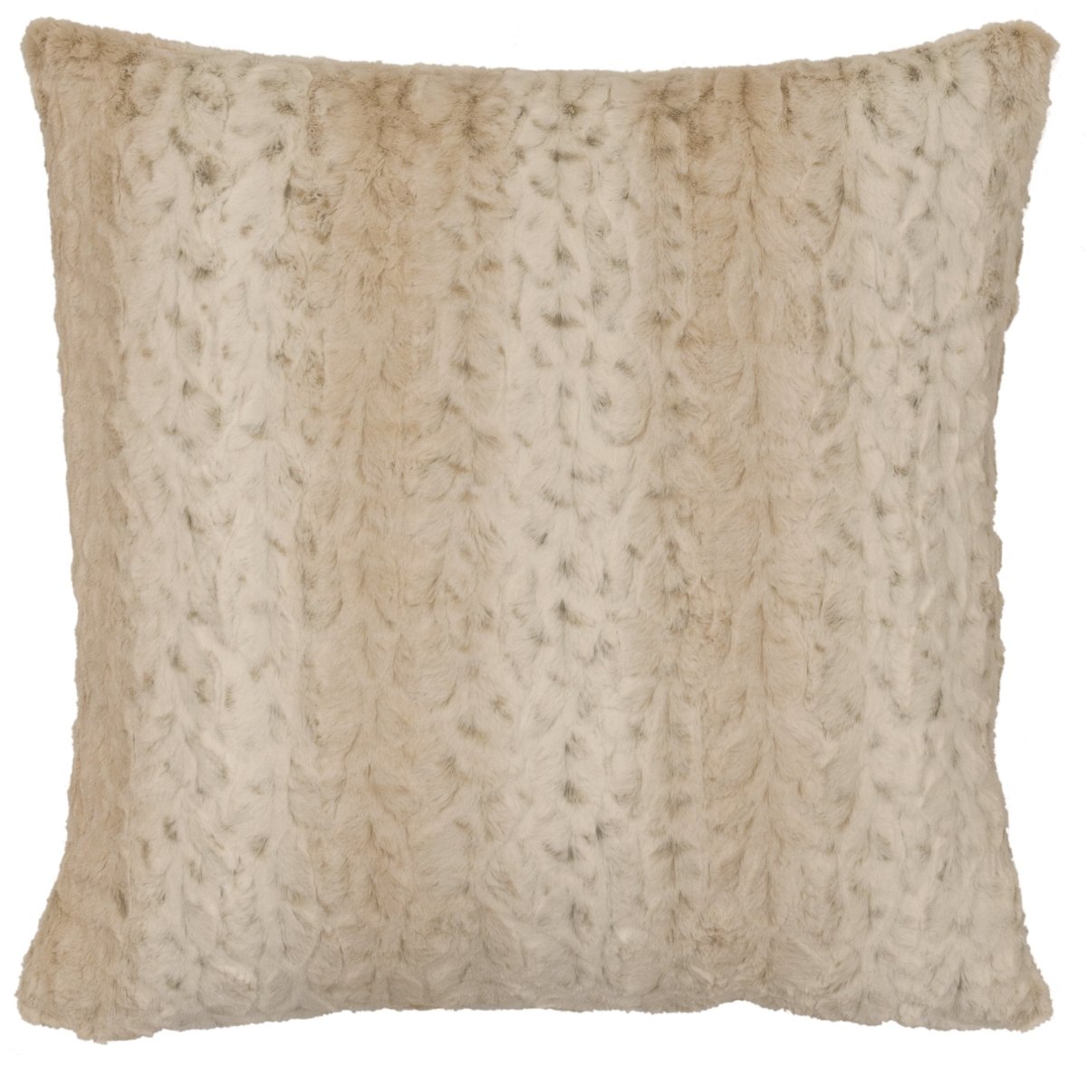 Wooded River Pearl Leopard Cuddle Fur Euro Cover