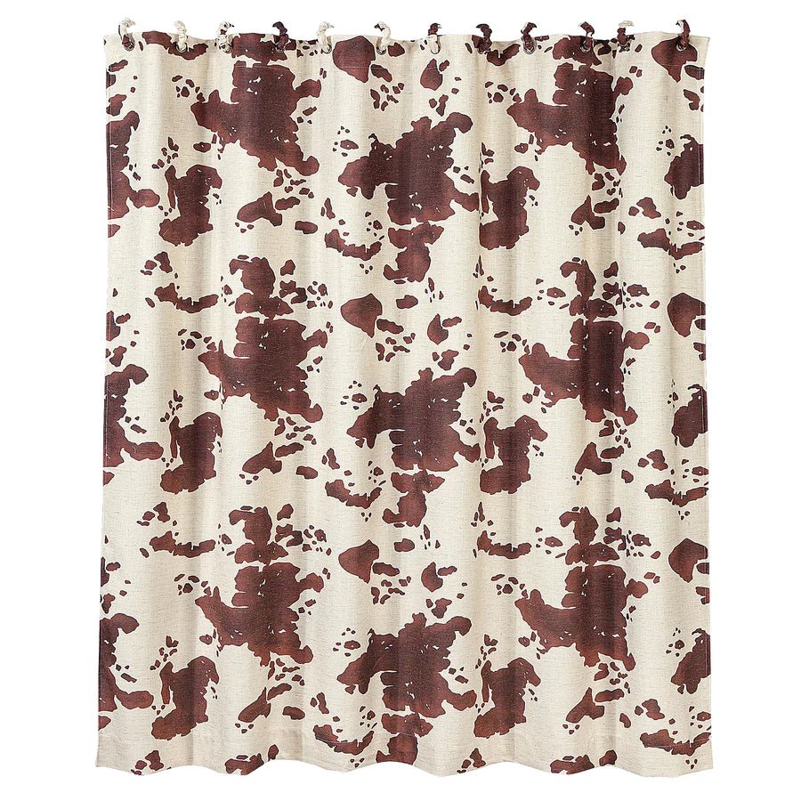 Cowhide Shower Curtain - Ozark Cabin Décor, LLC