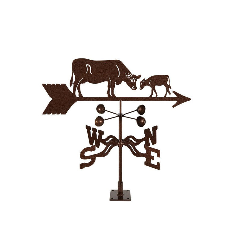 Cow With Calf Weathervane - Ozark Cabin Décor, LLC