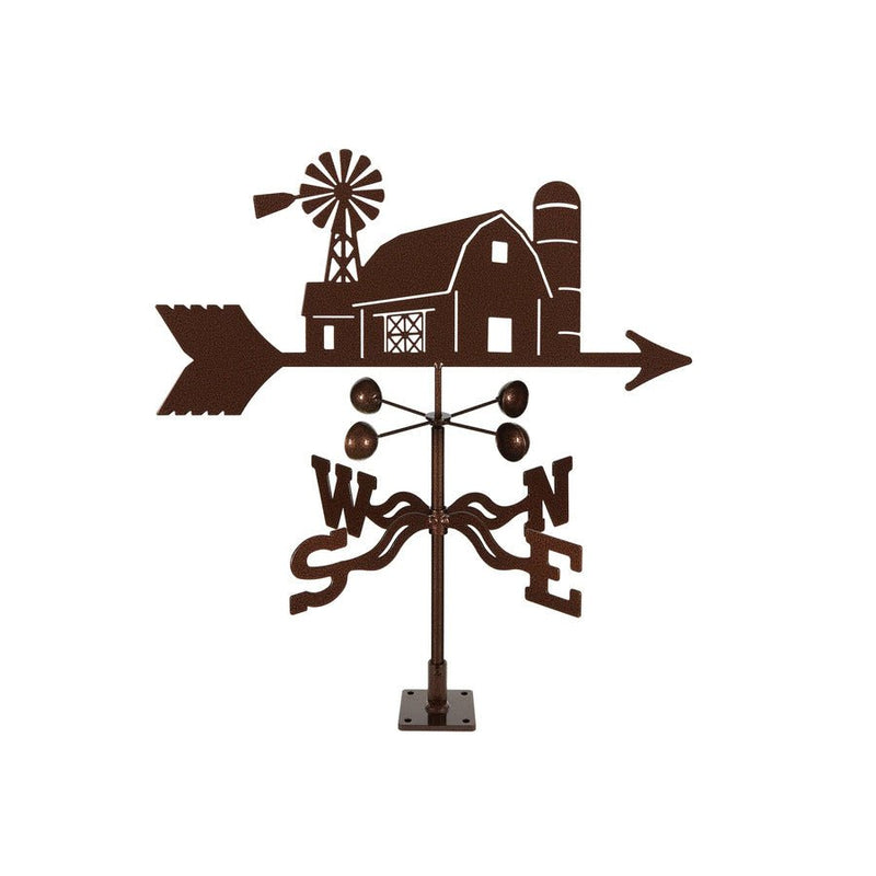 Farm Barn Scene Weathervane - Ozark Cabin Décor, LLC