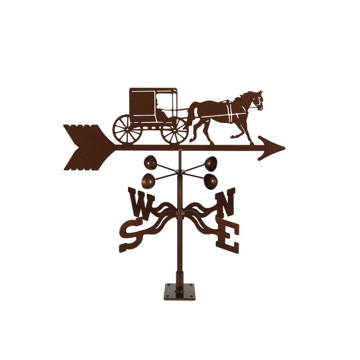 Amish Horse & Buggy Weathervane Ozark Cabin Décor LLC Ozark Cabin
