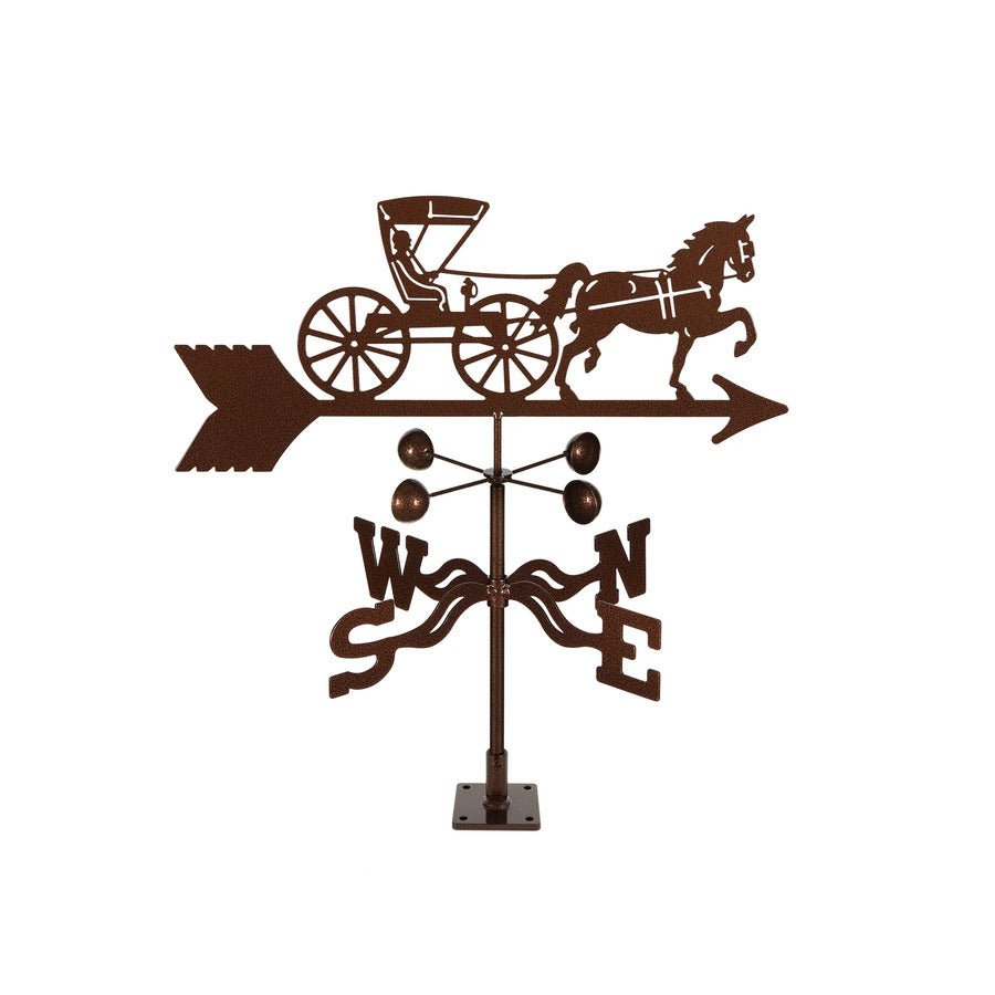Doctor's Horse & Buggy Weathervane - Ozark Cabin Décor, LLC