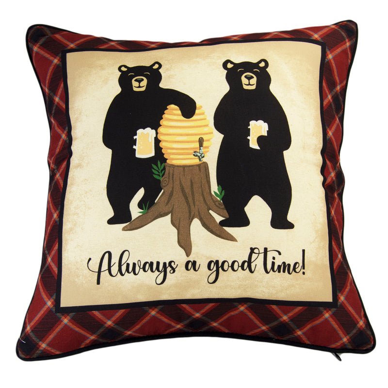 Forest Grove Good Time Throw Pillow - Ozark Cabin Décor, LLC