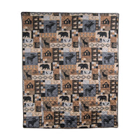 DS-Y20524 Kila Reversible Quilted Throw - Ozark Cabin Décor, LLC