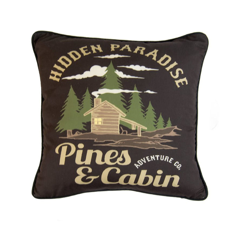 Cedar Lodge Hidden Paradise Decorative Pillow - Ozark Cabin Décor, LLC