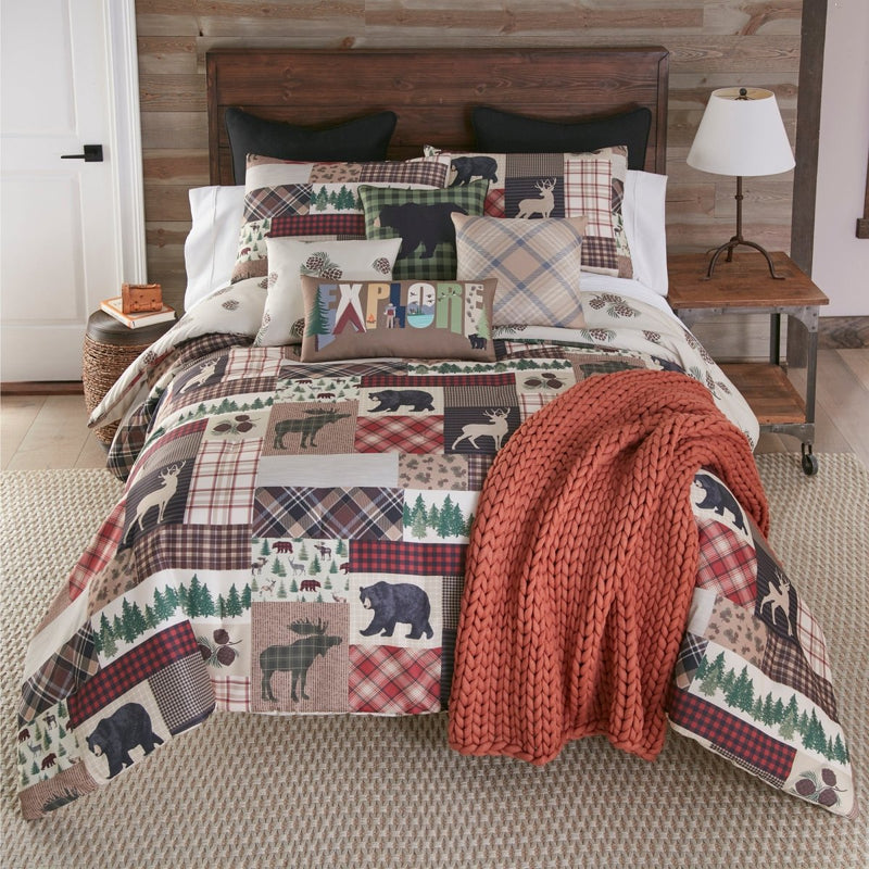 Wilderness Pine Comforter Set - Queen - Ozark Cabin Décor, LLC