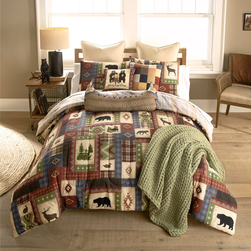 Forest Grove Reversible Comforter Bedding Set - King - Ozark Cabin Décor, LLC
